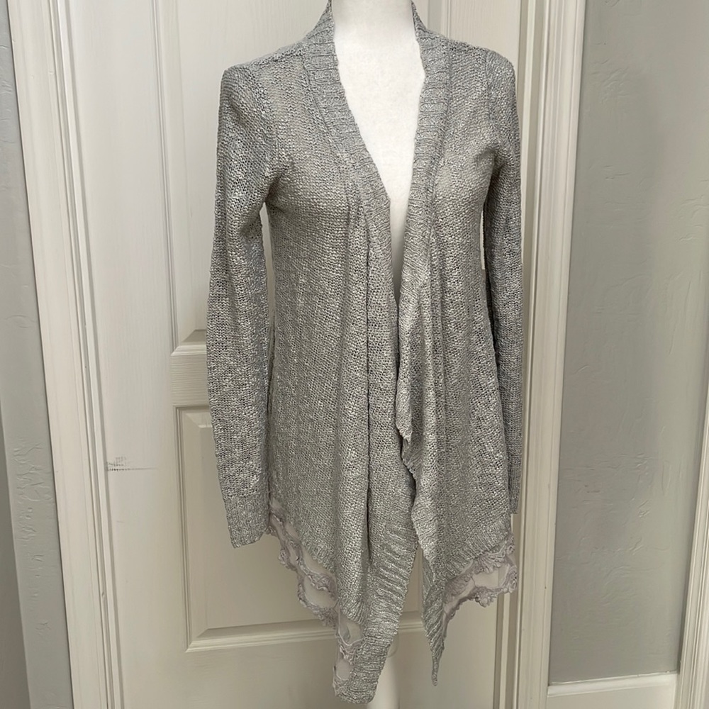 Love by Design crochet light embroidered wrap